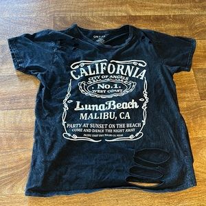 On fire - 100% cotton size XL (runs small)